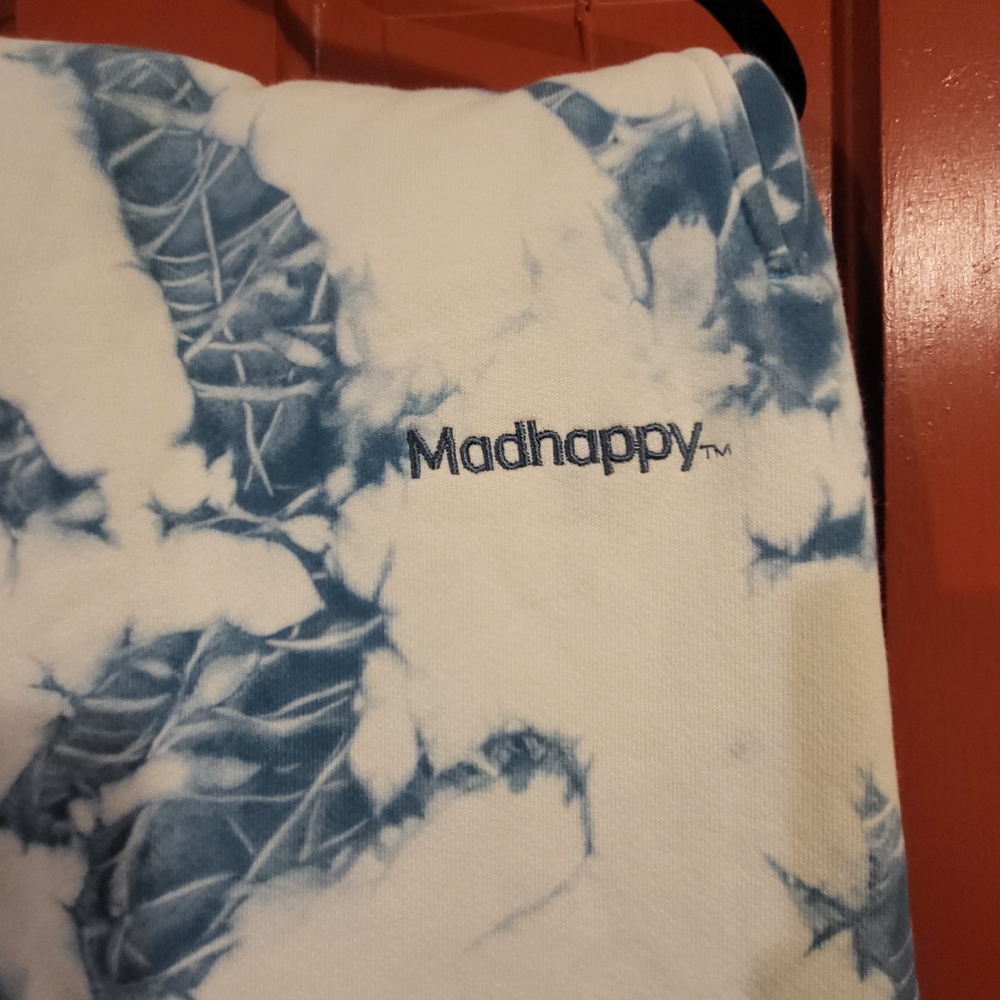 Madhappy Blue and White Tie-Dye Pants